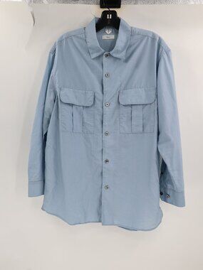 Arket Shirt Womens 44 EU Oversized Fit Lyocell Linen Blend Long Sleeve Button Up